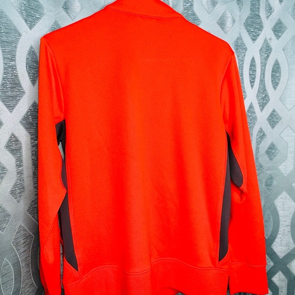 Nike Sweaters | Nike Drifit Womens Orange Fullzip Track Sweater | Poshmark